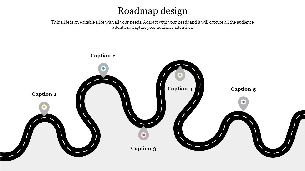 Best Roadmap Design Slides Templates Presentations